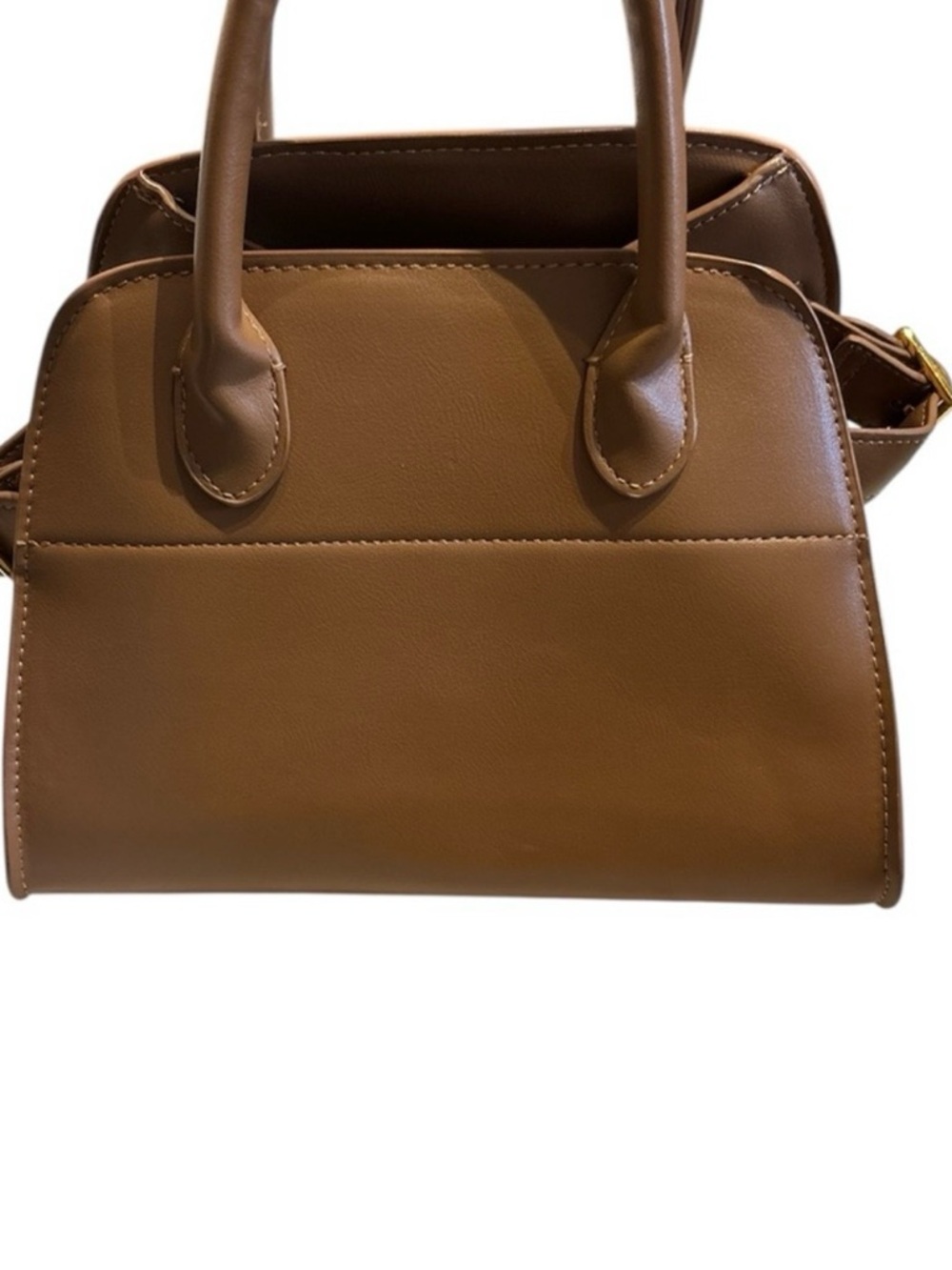 The Row Brown Leather Satchel